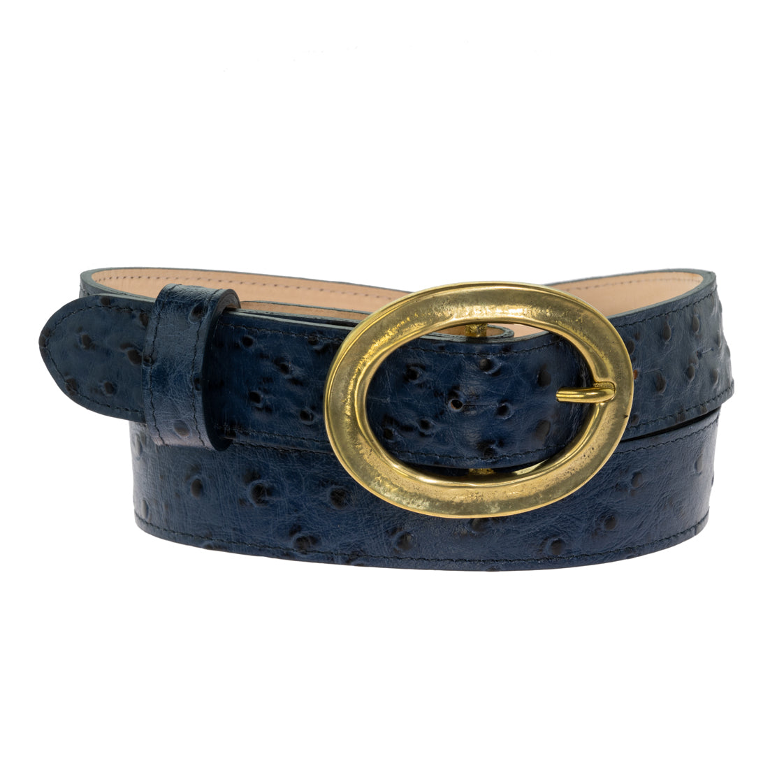 Chunky Gold Oval Buckle - Gold