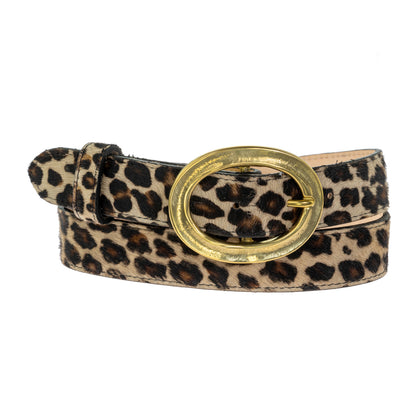 Chunky Gold Oval Buckle - Gold