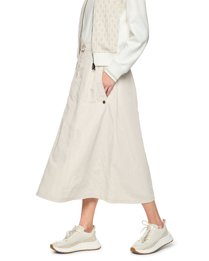 Cotton Skirt - Cream
