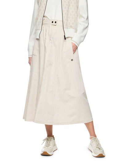 Cotton Skirt - Cream