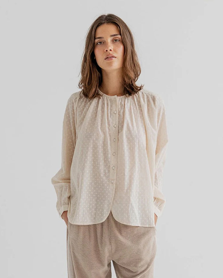 Caden Blouse - Pale Blush