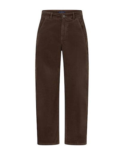 Caitlina Fine Cord Trousers - Mud