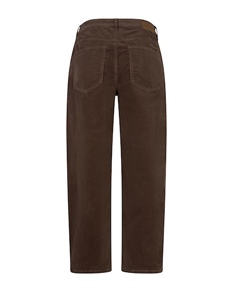 Caitlina Fine Cord Trousers - Mud