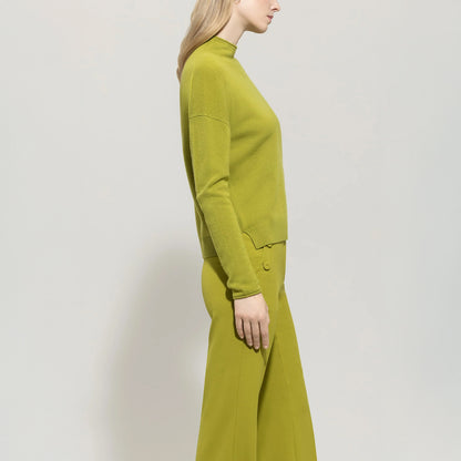 Cashmere Blend Jumper - Acid Green