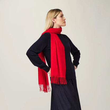 Cashmere Scarf - Red