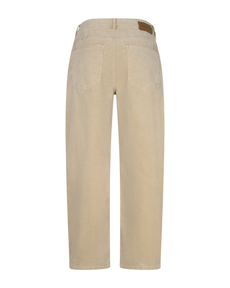 Caitlina Fine Cord Trousers - Pebble