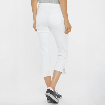 Chloe Capri Jeans - Optic White