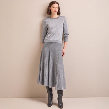 Colette Silver Jumper - Silver