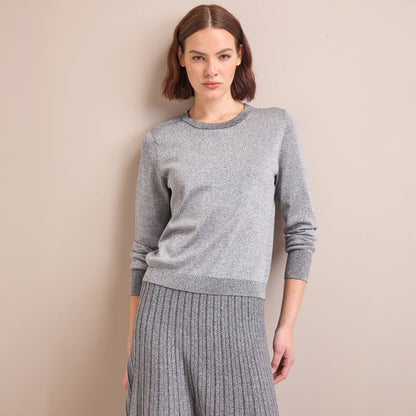 Colette Silver Jumper - Silver