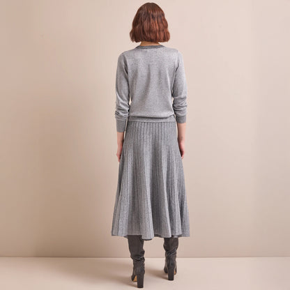 Colette Silver Jumper - Silver