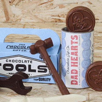 Love You Dad Hearts - Milk Chocolate