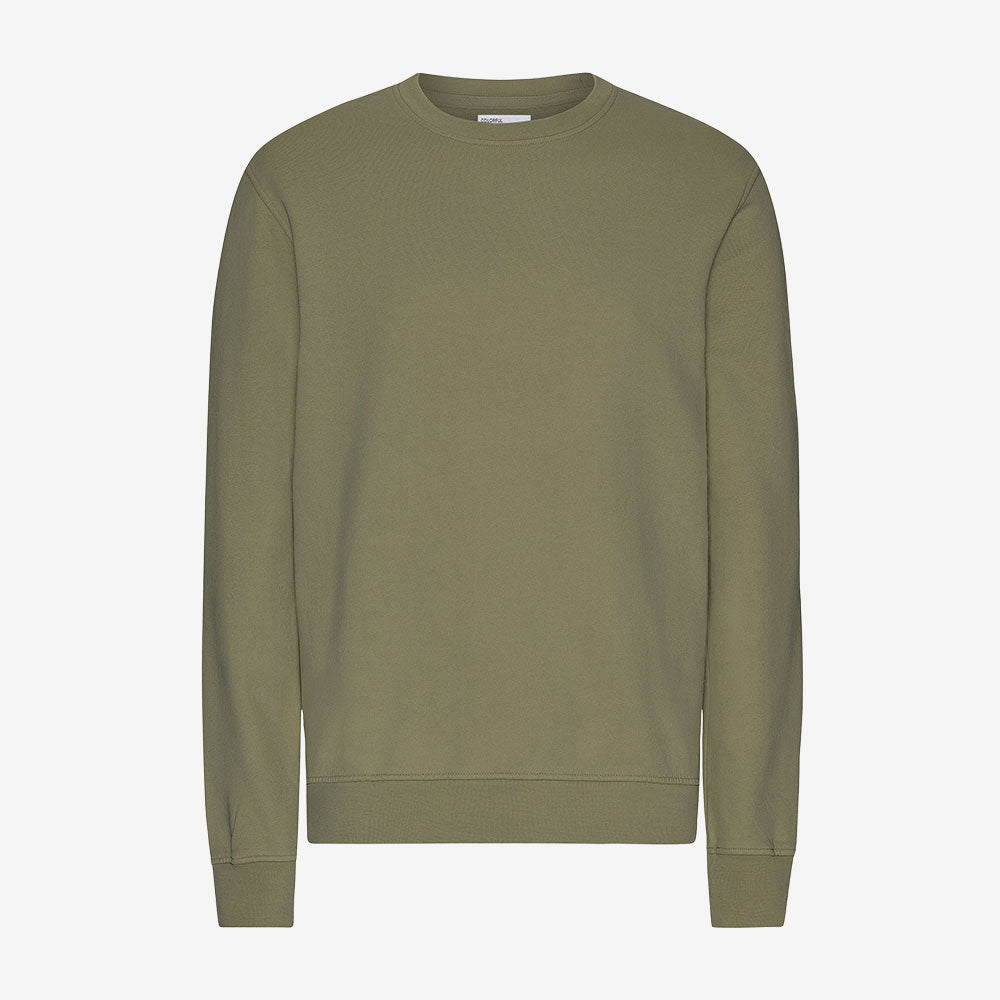 Classic Organic Crew - Dusty Olive