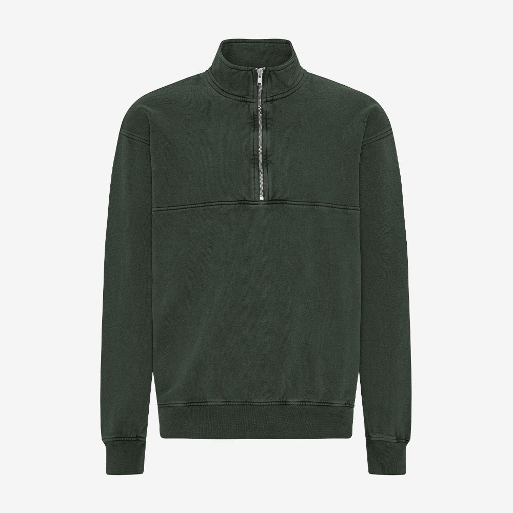 Organic Quarter Zip - Midnight Forest