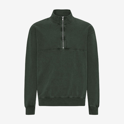 Organic Quarter Zip - Midnight Forest