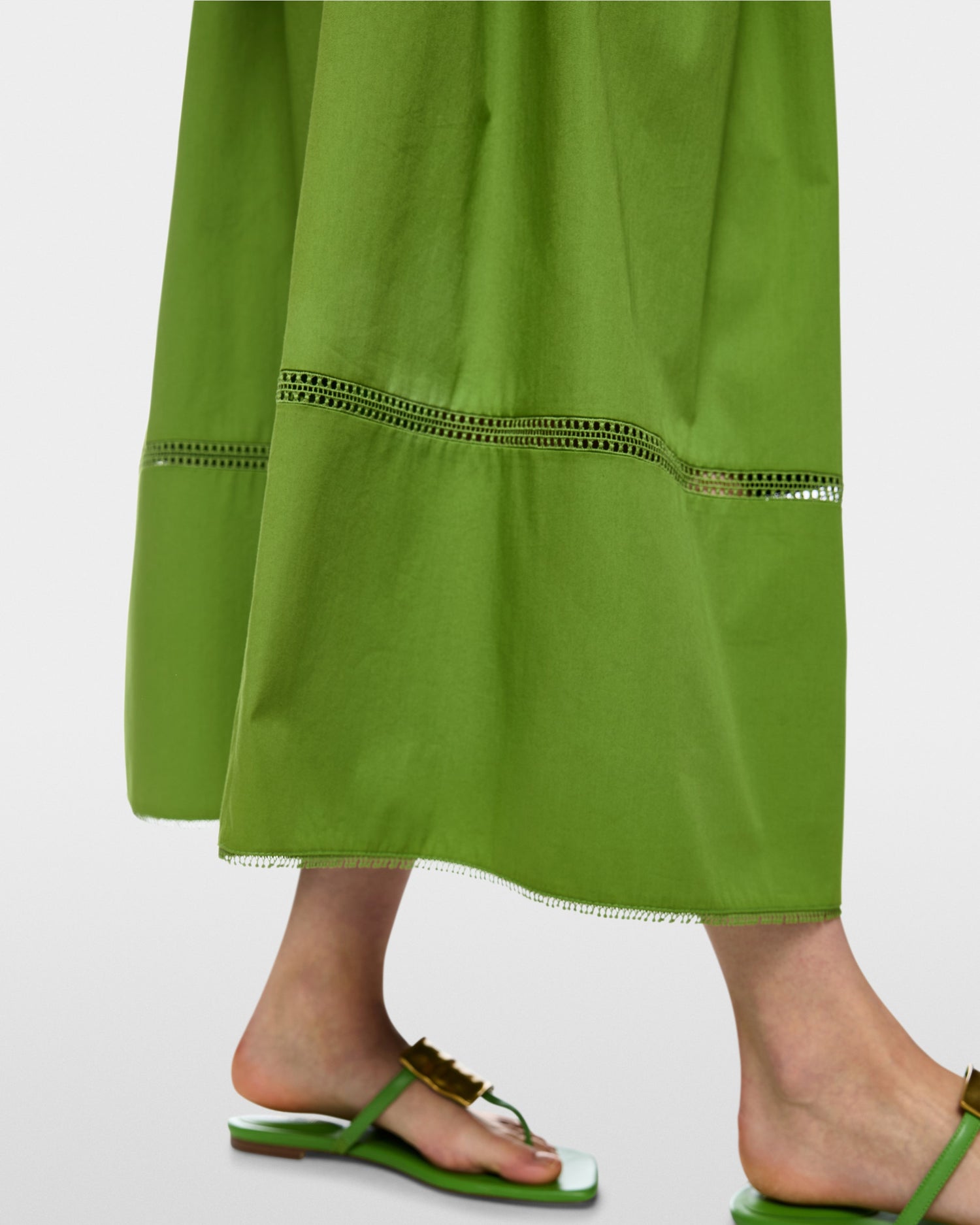 Cotton Skirt - Green