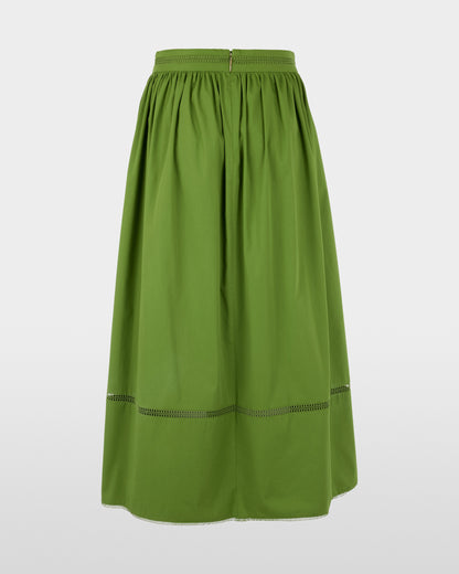 Cotton Skirt - Green