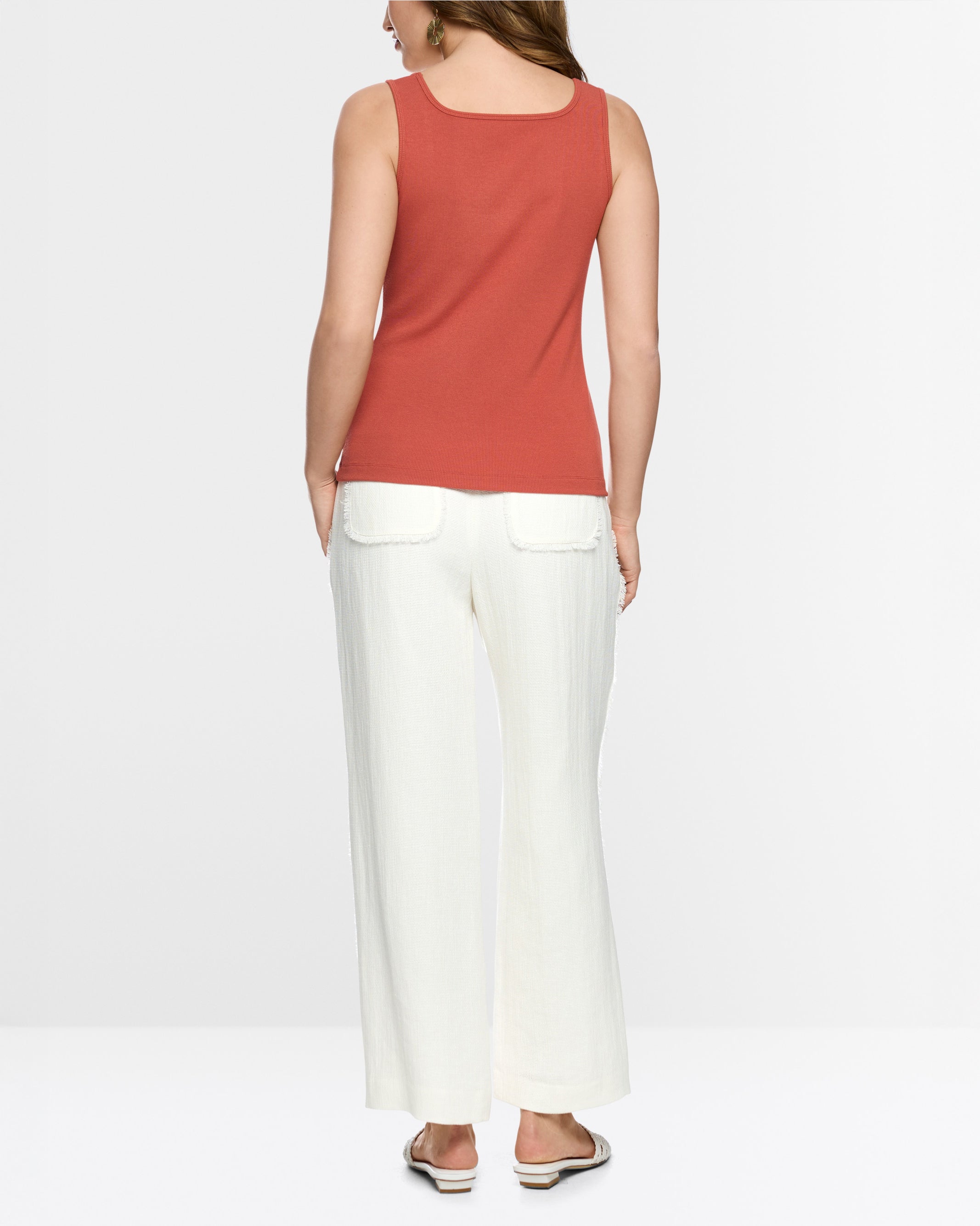 Cotton Tank Top - Rust