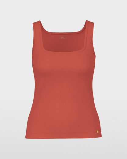 Cotton Tank Top - Rust