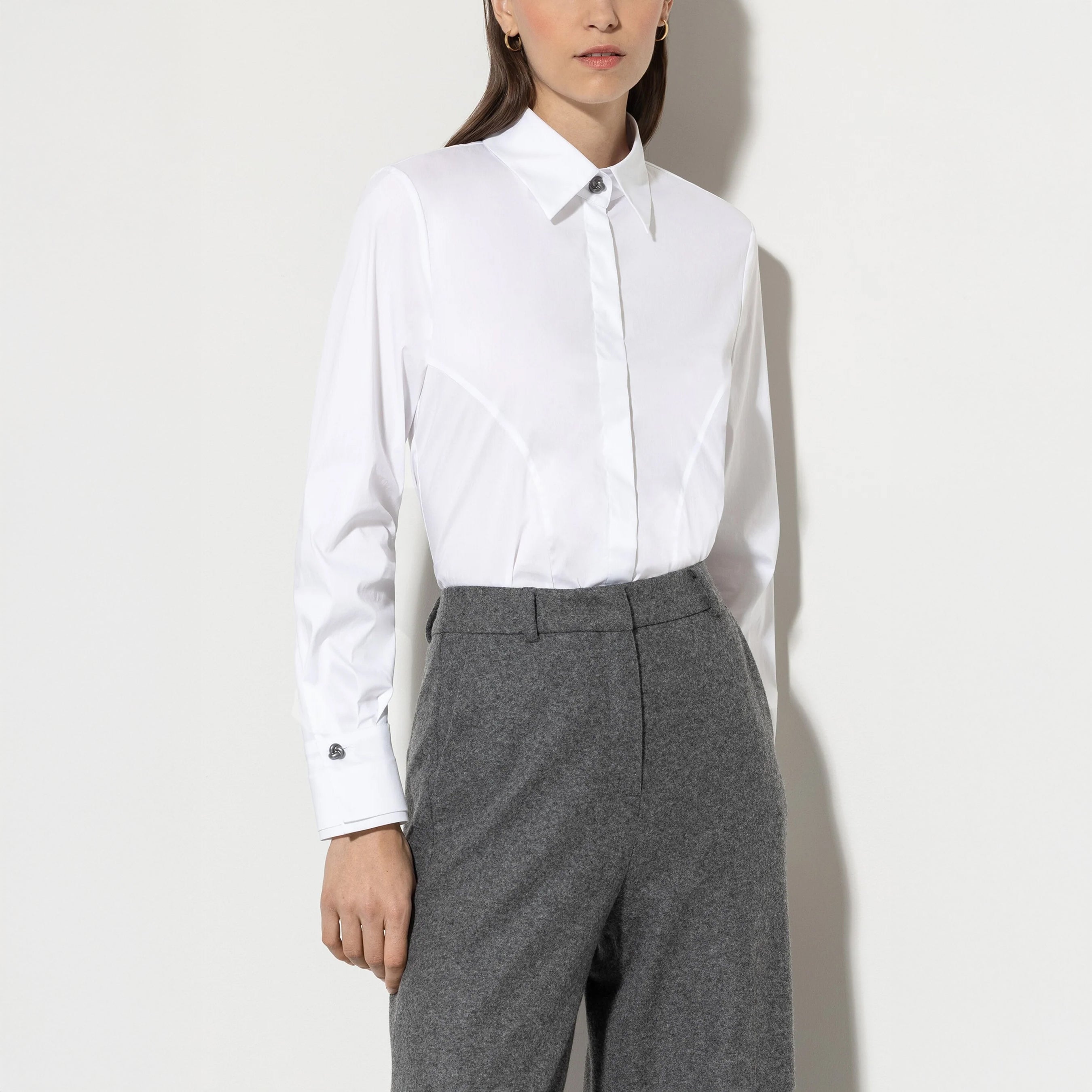 Cotton Shirt - White