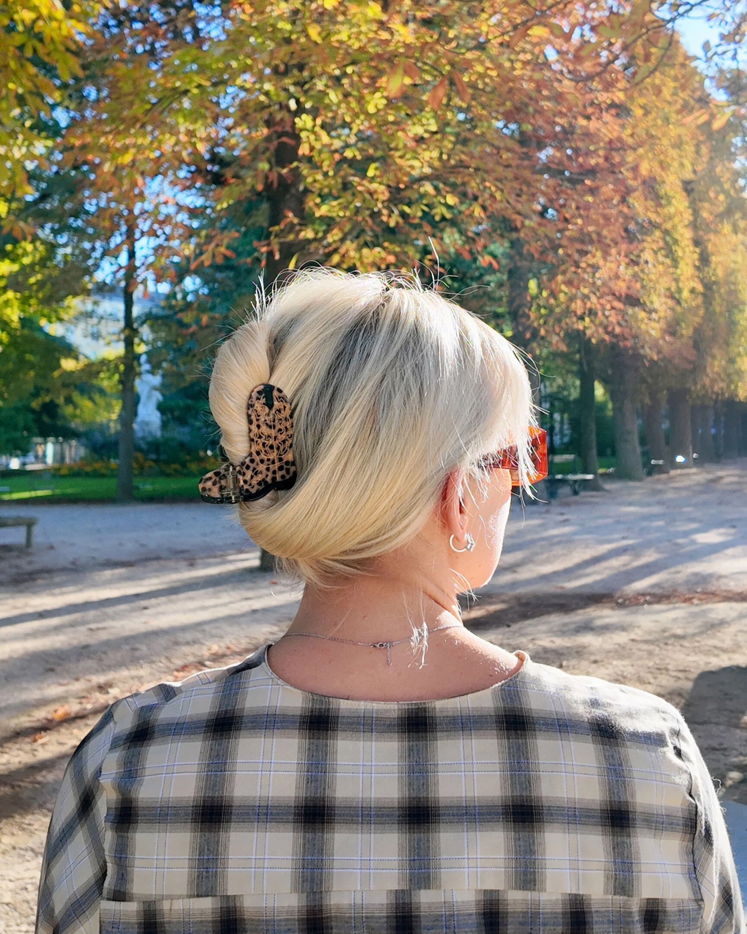 Cowboy Boot Hair Claw - Brown