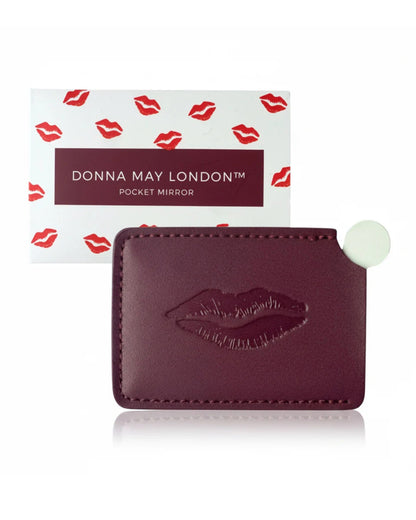 Credit Card Mirror - Burgundy