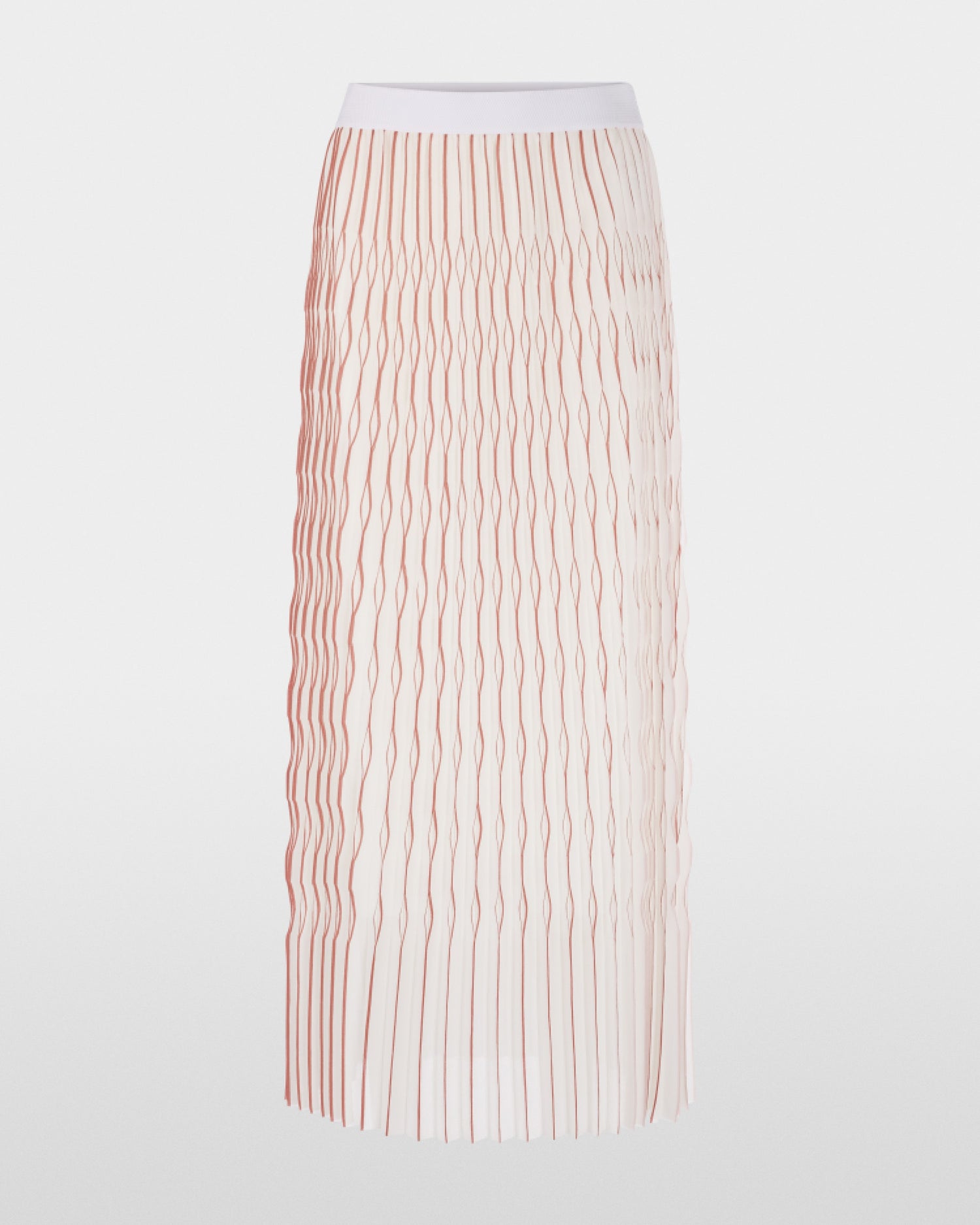 Crinkle Skirt - Ivory Rust