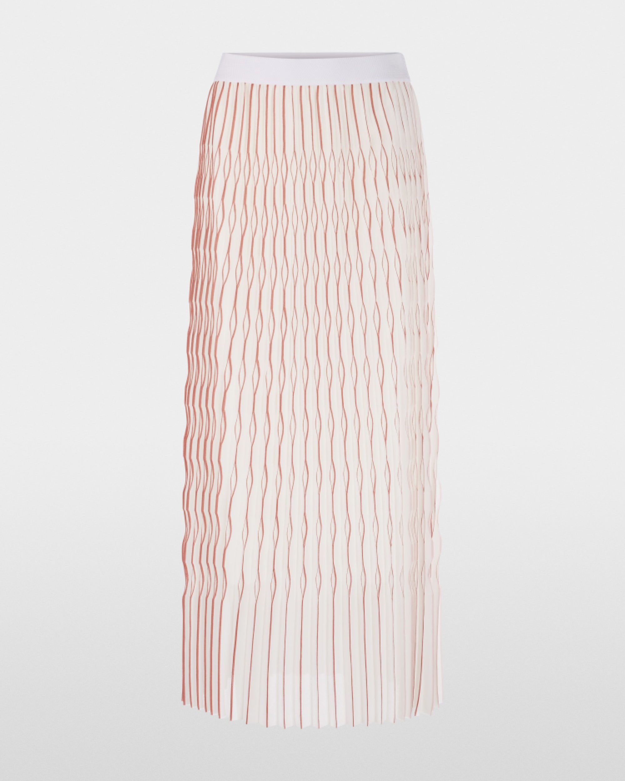 Crinkle Skirt - Ivory Rust