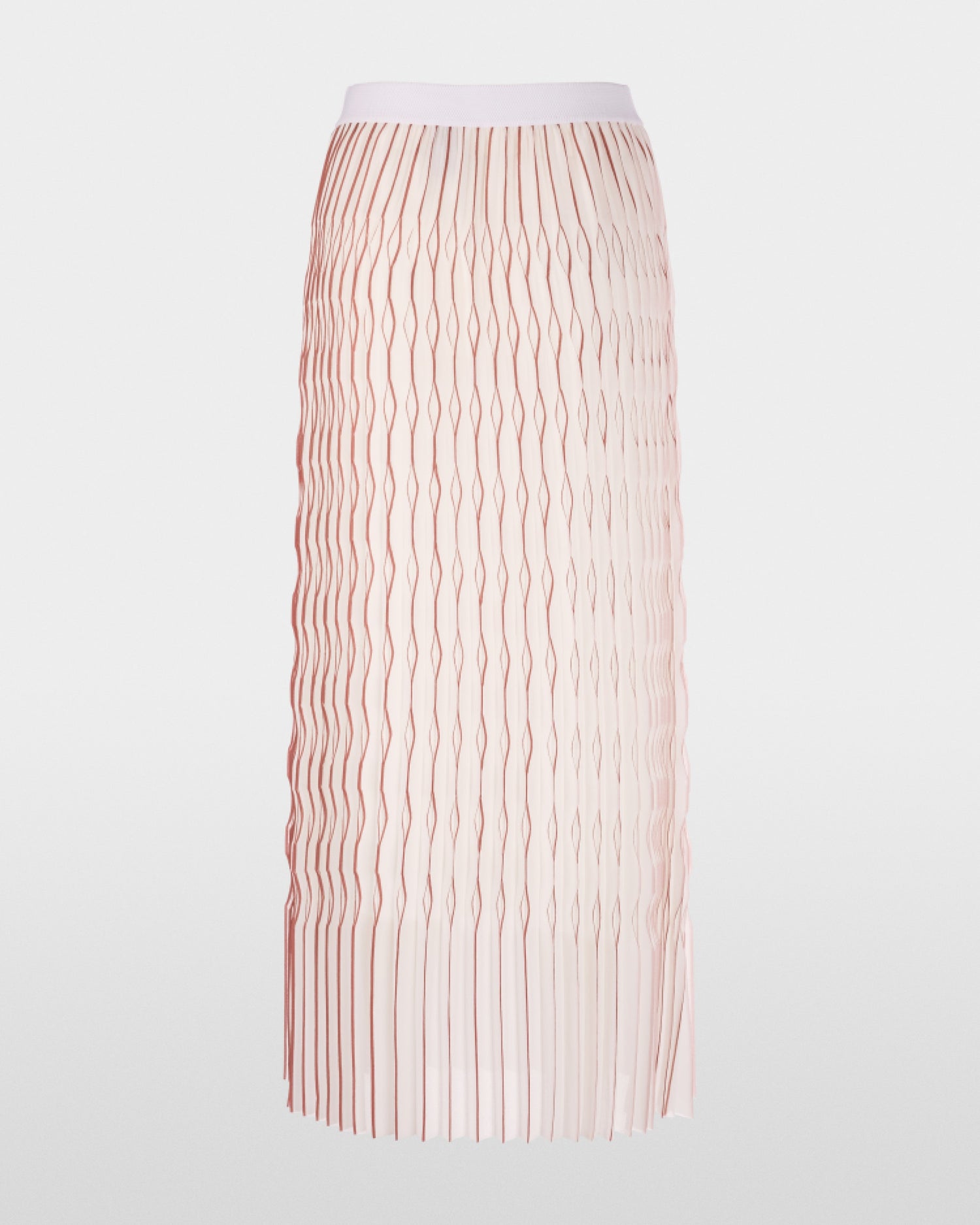 Crinkle Skirt - Ivory Rust