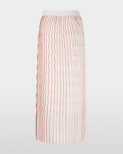 Crinkle Skirt - Ivory Rust