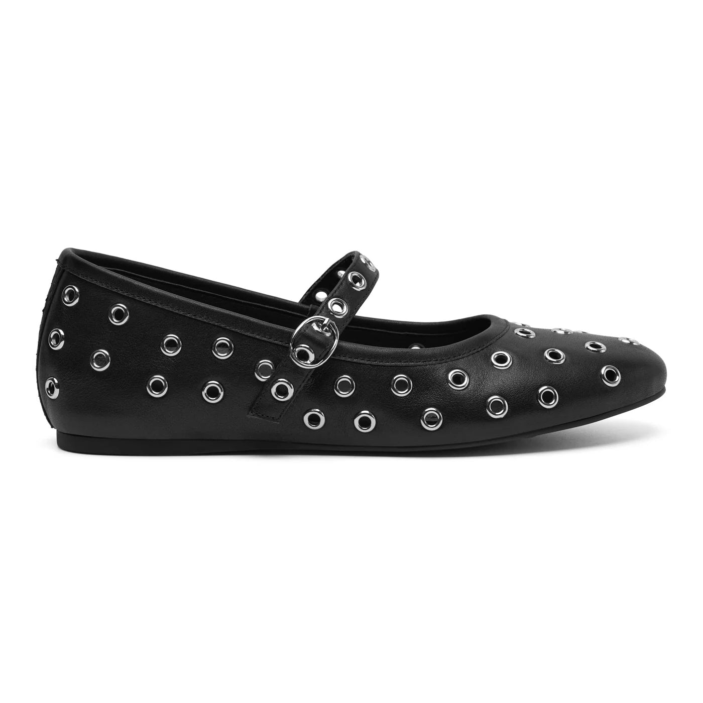 Cristel Stud Flats - Black