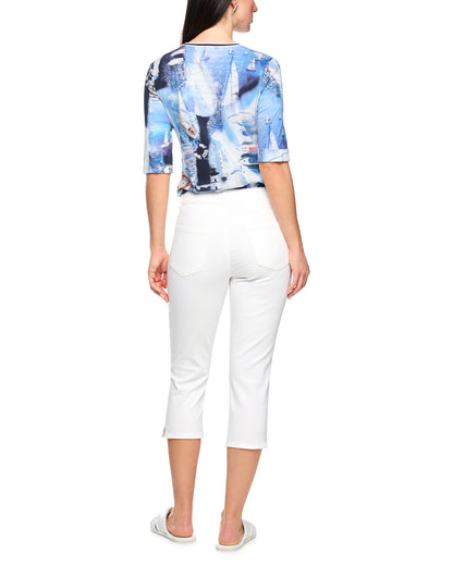 Crop Jean - White