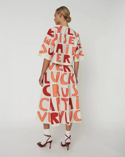 Cruise Skirt - Mixed Red