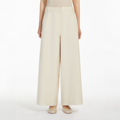 Disco Cotton Long Trouser - Sand