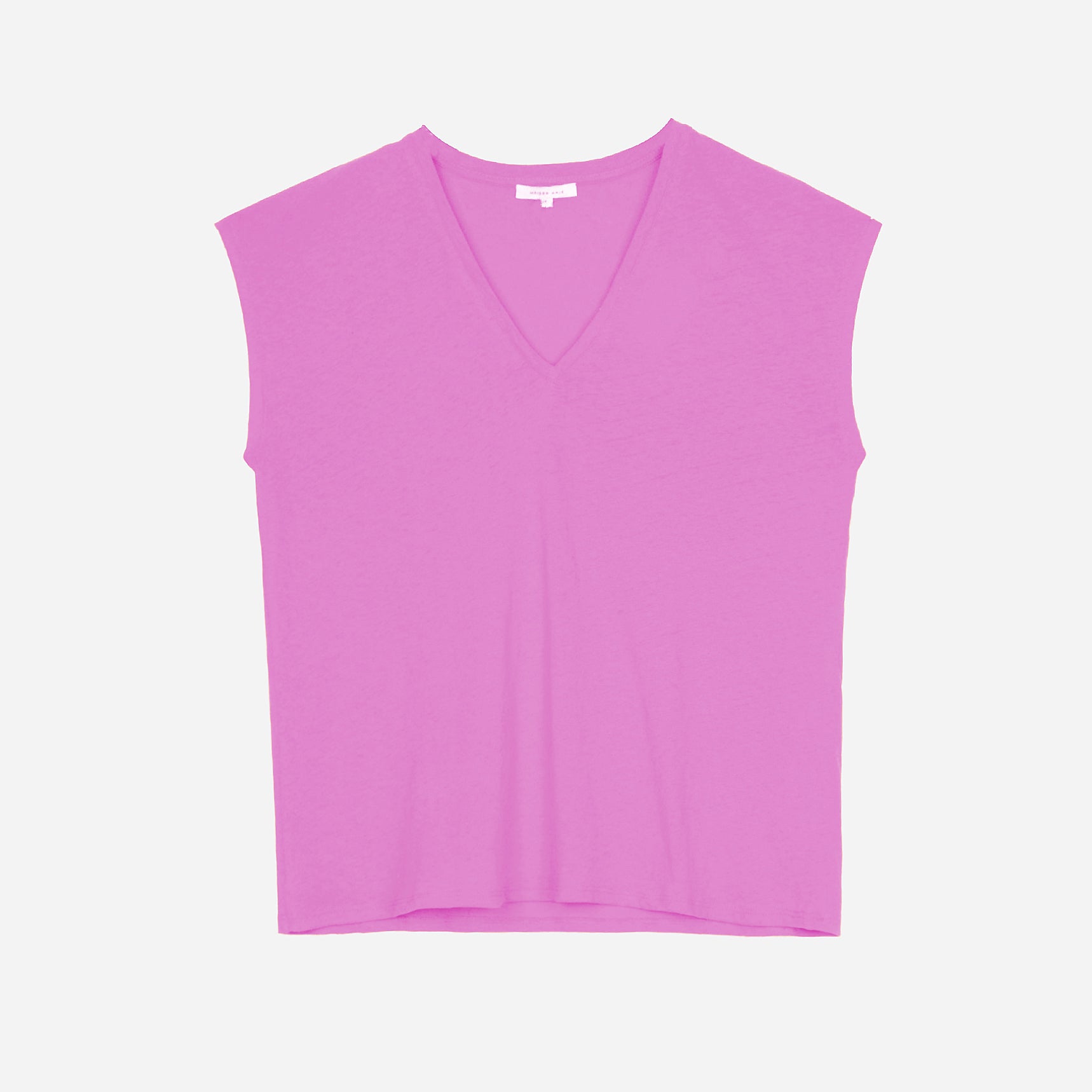 Dorisa V Neck Tee - Blush