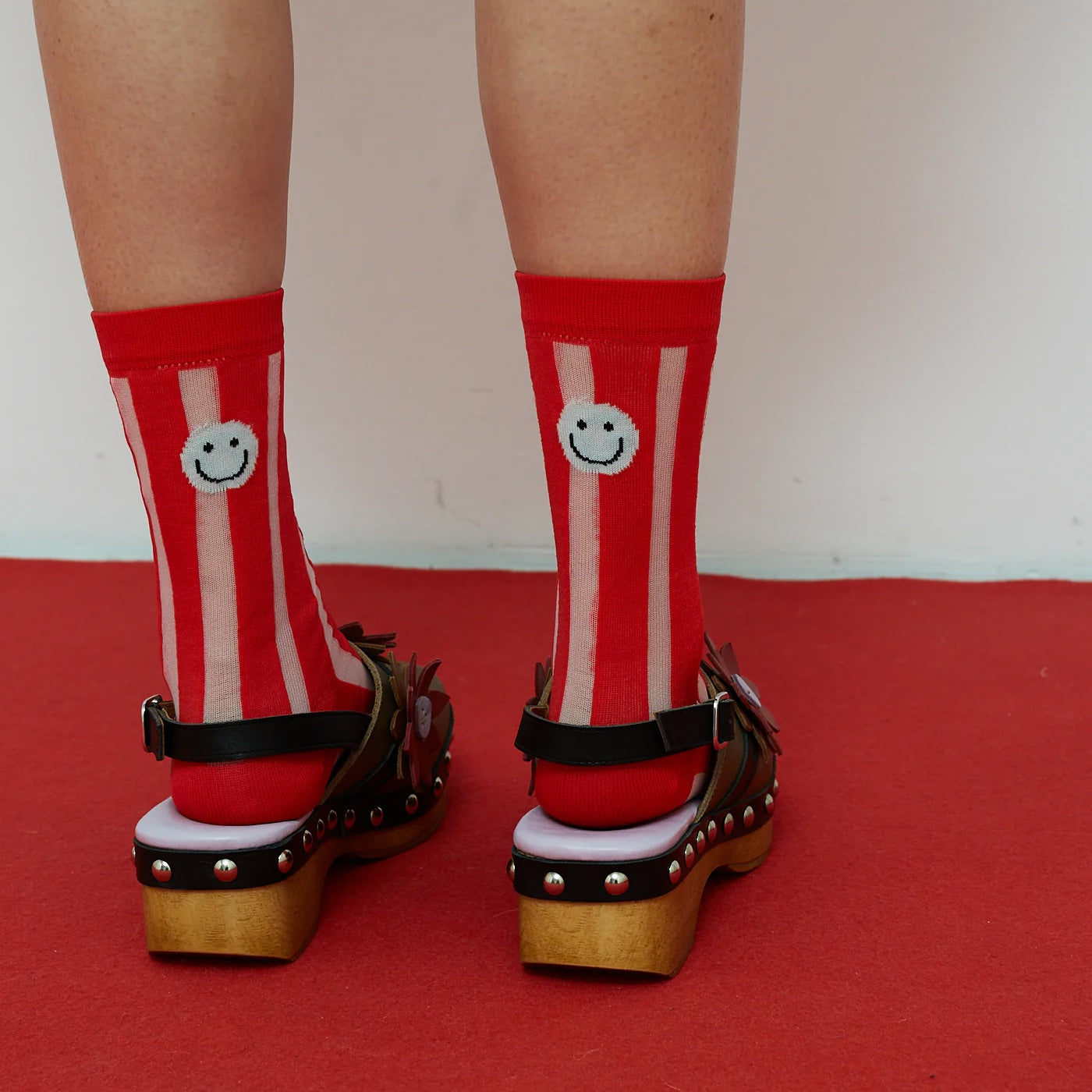 Stripe Sock - Red