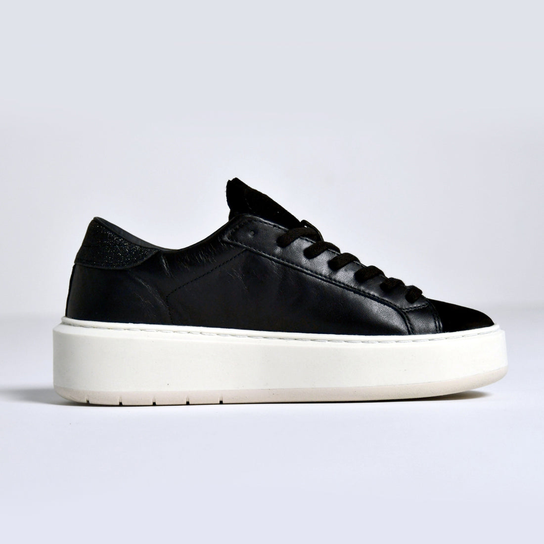Hill Low Platform Trainer - Calf Black