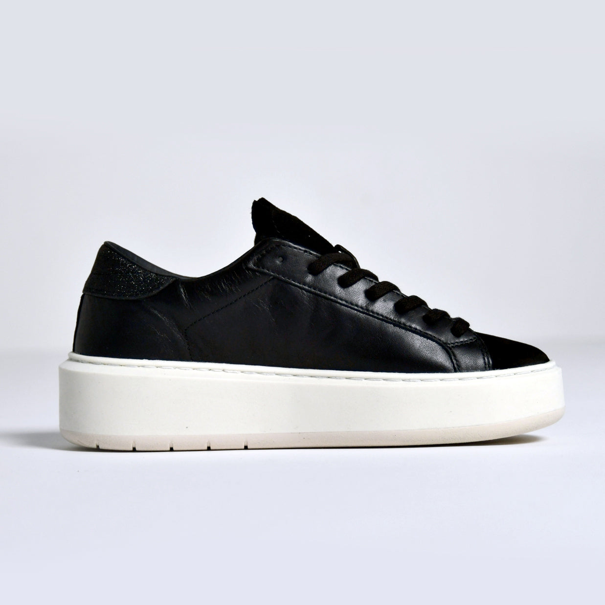 Hill Low Platform Trainer - Calf Black