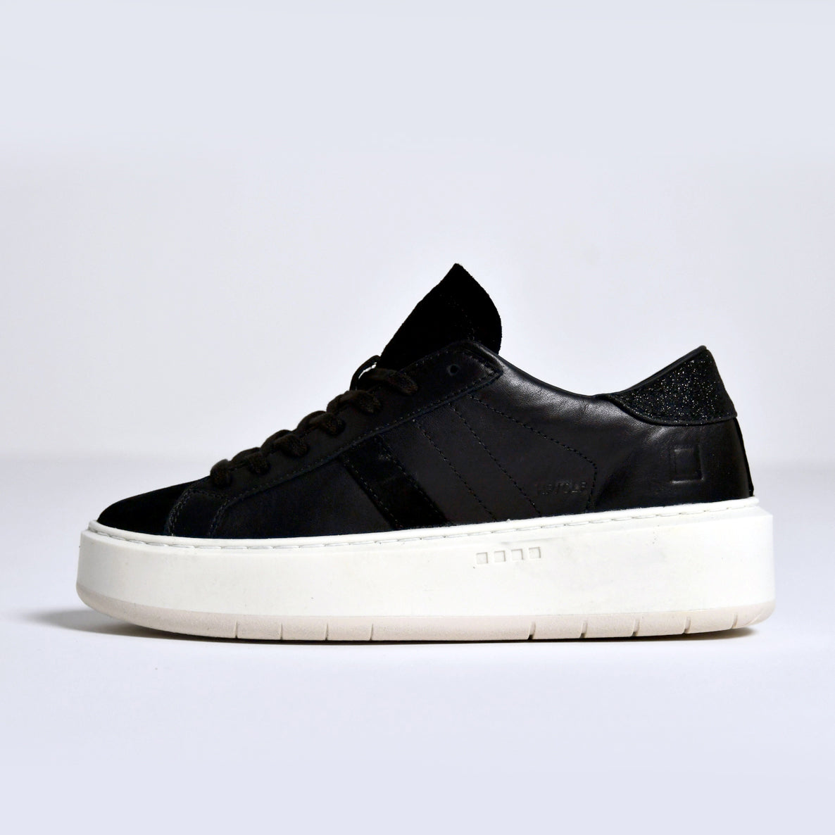 Hill Low Platform Trainer - Calf Black