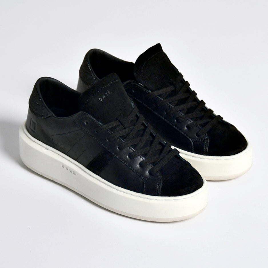 Hill Low Platform Trainer - Calf Black