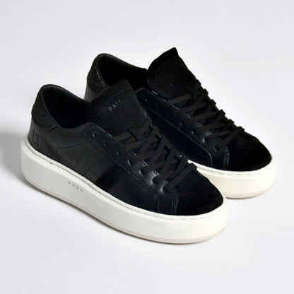 Hill Low Platform Trainer - Calf Black