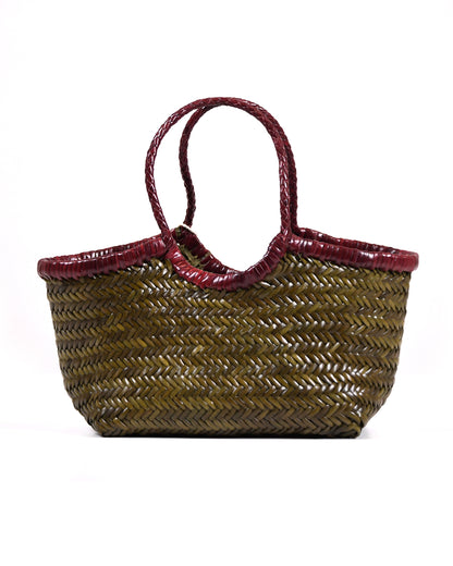 Nantucket Small Bicolor - Khaki / Bordo