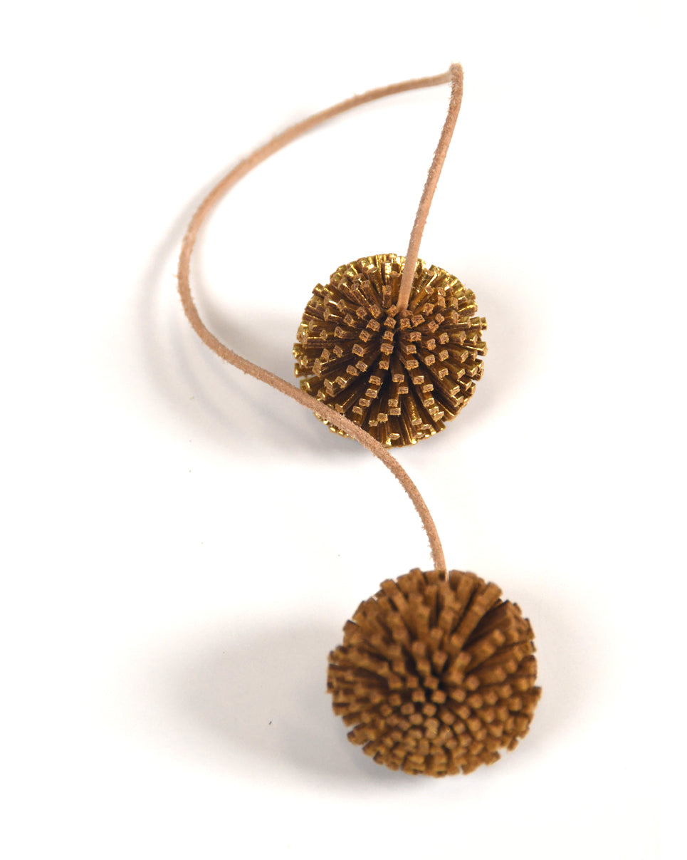 Pompom Charm - Gold