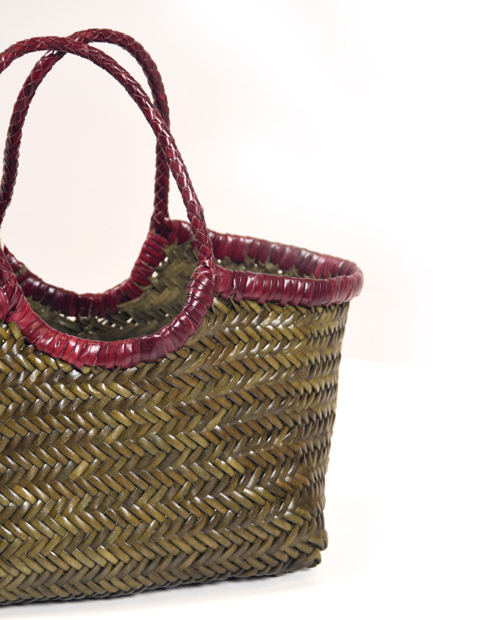 Nantucket Small Bicolor - Khaki / Bordo