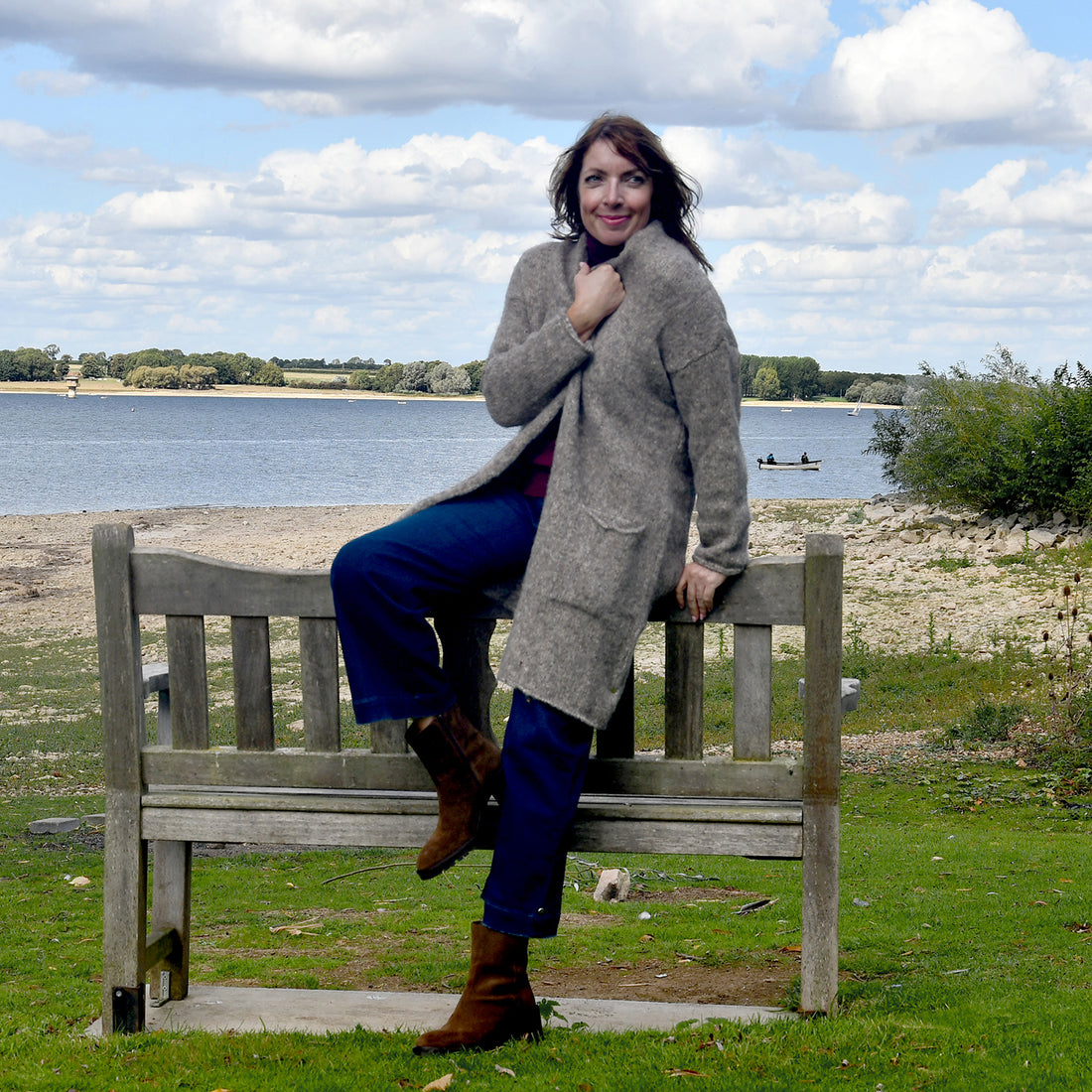 Brume Long Cardi - Natural