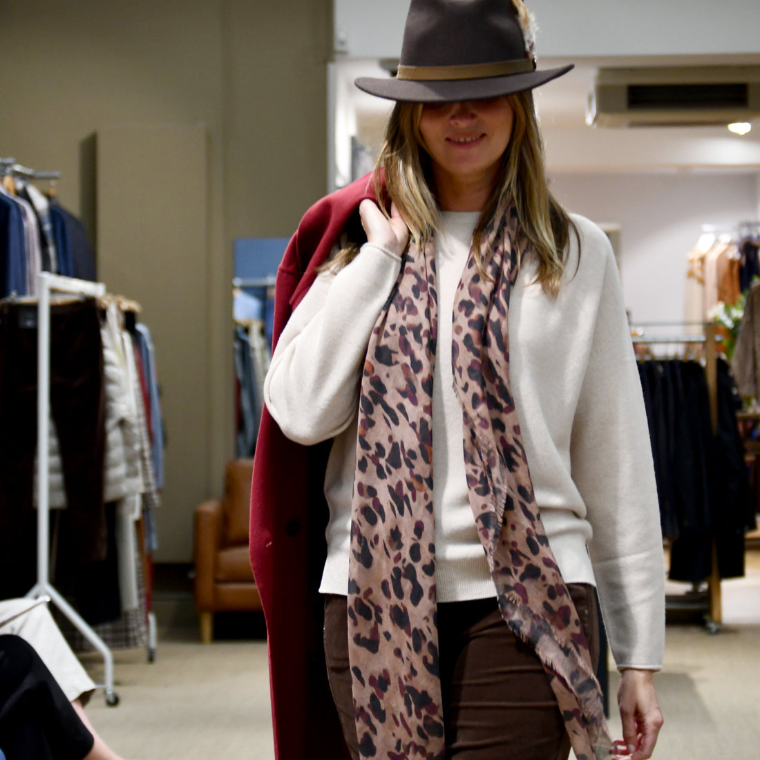 Long Sleeve Rib Knit - Cream