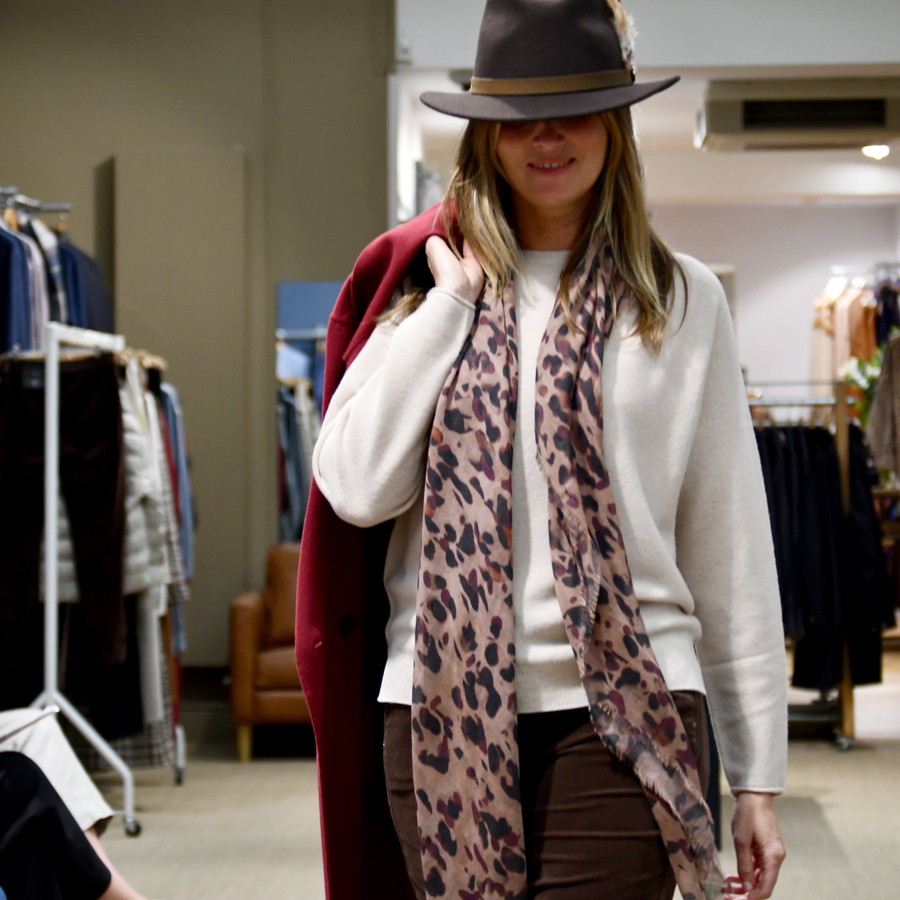 Long Sleeve Rib Knit - Cream