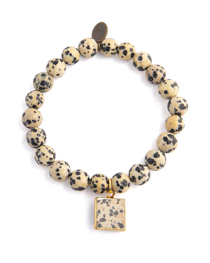 Spirit Stone Bracelet - Dalmation