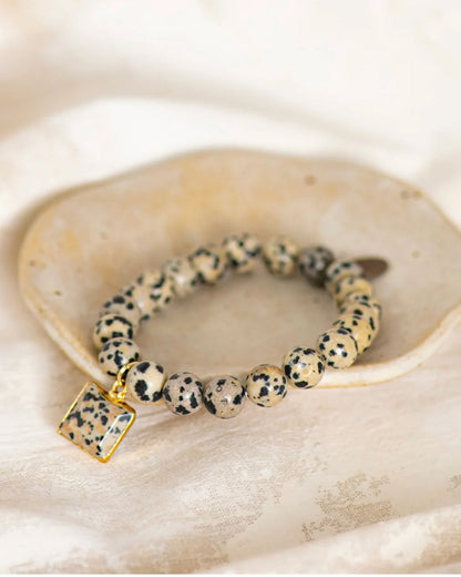Spirit Stone Bracelet - Dalmation