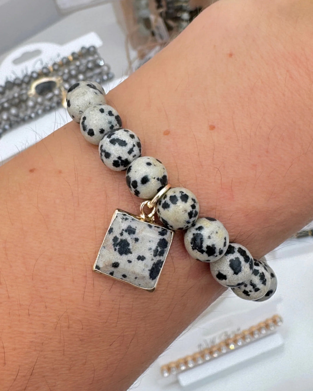 Spirit Stone Bracelet - Dalmation
