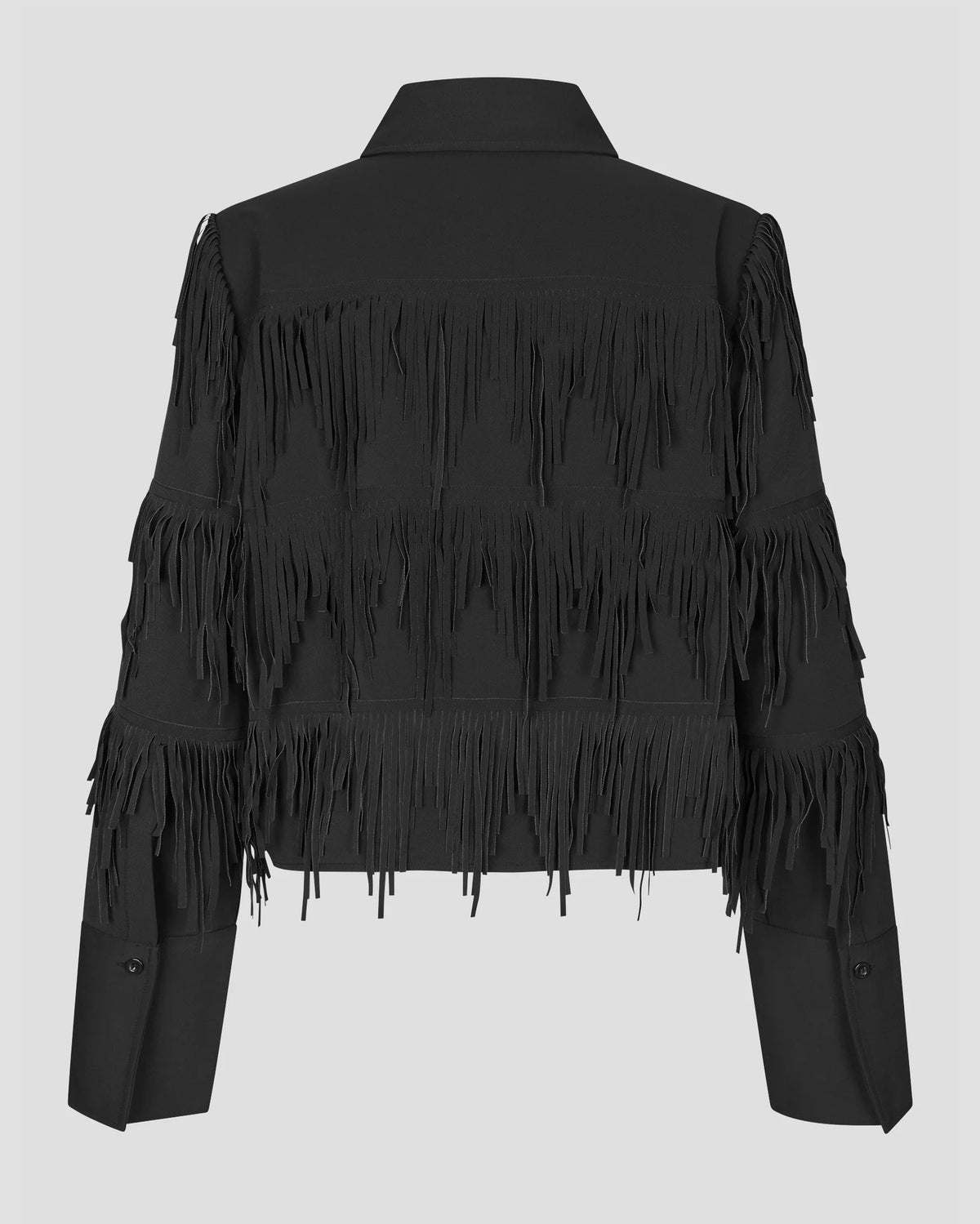Dancing Cropped Shirt - Black